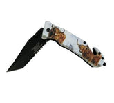 Highland Cow Printed Knife